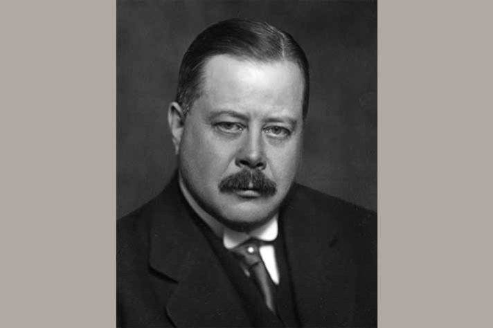 Porträttbild på Oscar von Sydow.