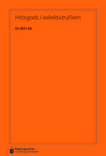 Bild på omslaget till promemorian. Orange bakgrund, titel i svart text med Regeringskansliets logotyp i nedre vänstra hörnet