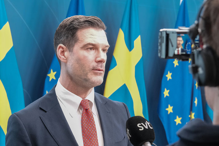 Migrationsminister Johan Forssell.