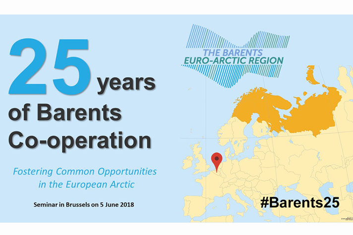 Banner: Barentssamarbetet 25 år 
