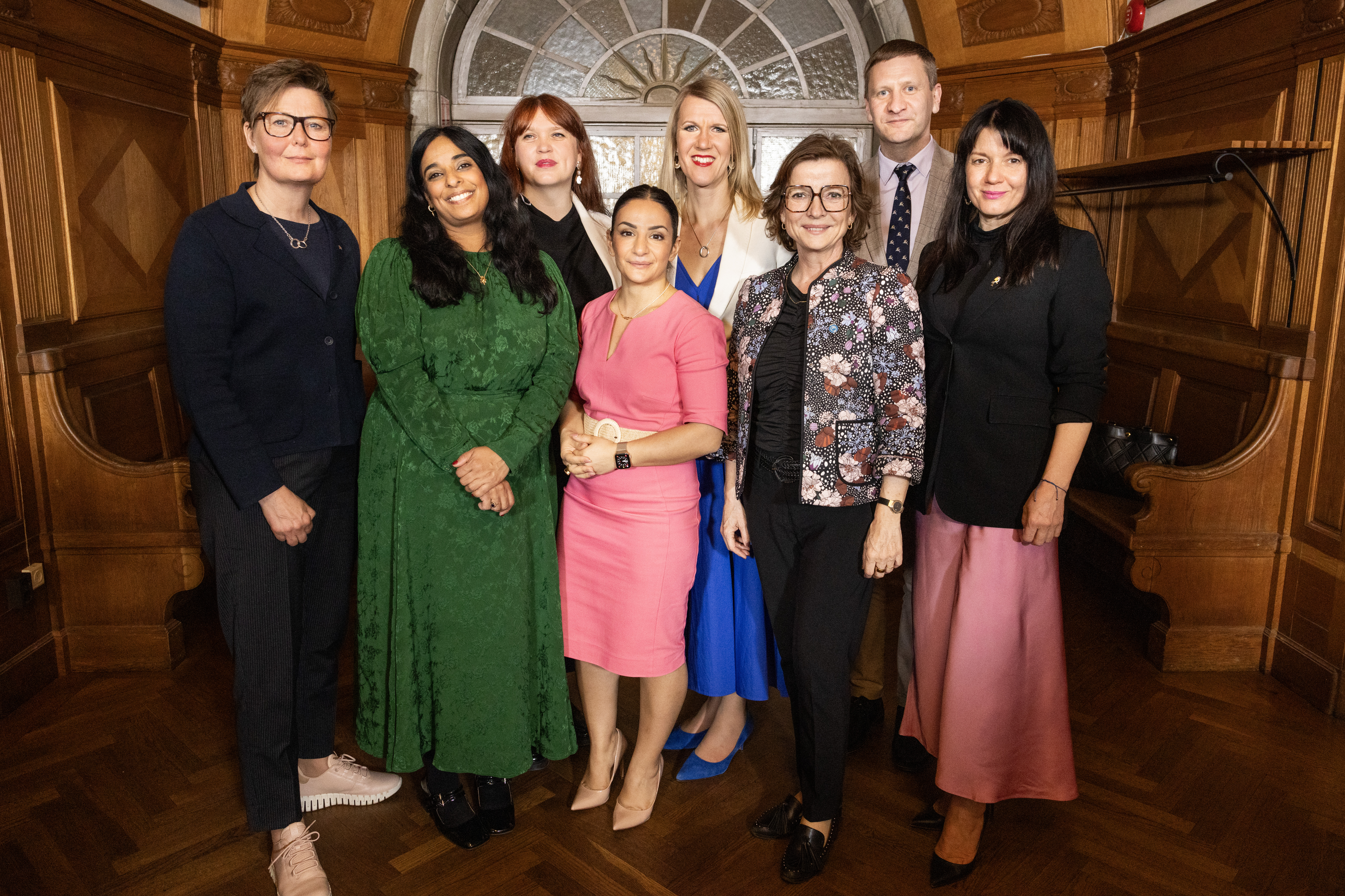 Gruppbild i samband med möte med nordiska och baltiska kulturministrar