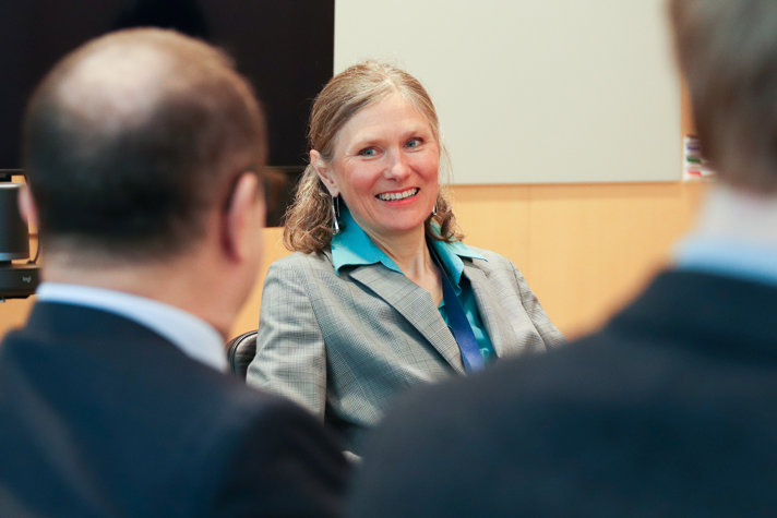 Katarina Lundahl är statssekreterare hos jämställdhets- och arbetslivsminister Nina Larsson.