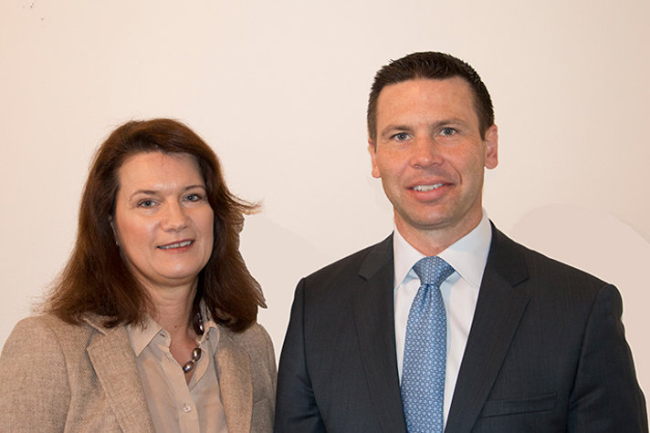 Statssekreterare Ann Linde och Kevin McAleenan, Deputy Commissioner US Custom and Border Protection