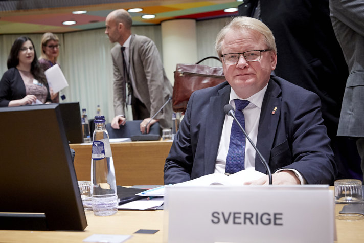 Försvarsminister Peter Hultqvist