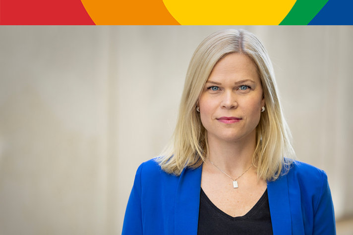 Jämställdhets- och biträdande arbetsmarknadsminister Paulina Brandberg