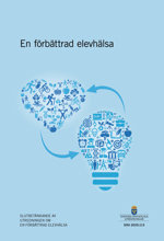 Illustration föreställande ett hjärta och en glödlampa, fyllda med symbolisk clip art, med pilar till varandra