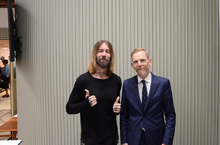 Micael Dahlen och socialminister Jakob Forssmed.