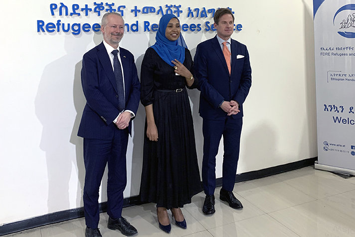 Anders Hall, Teyiba Hassan och Hans Lundquist