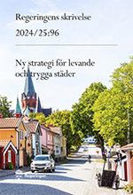 Ny strategi för levande och trygga städer