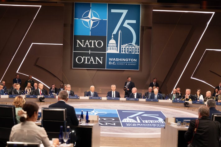 Natotoppmötet i Washington 9-11 juli 2024.