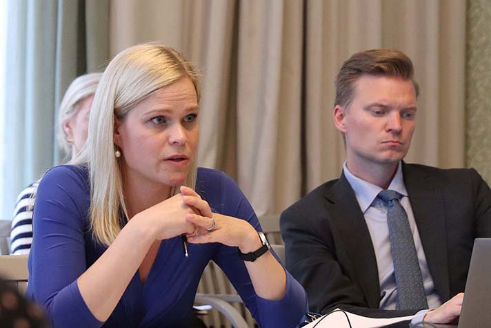 Jämställdhetsminister Paulina Brandberg 