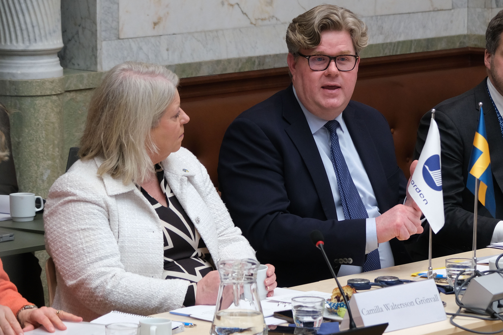 Inom ramen för Sveriges ordförandeskap i Nordiska ministerrådet träffades nordiska justitie- och socialtjänstministrar i Stockholm onsdag den 20 mars för ett högnivåmöte. 