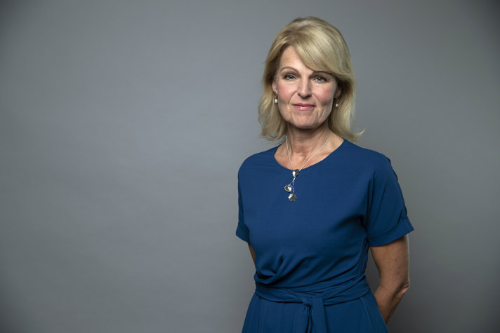 Anna Hallberg, minister med ansvar för utrikeshandel och nordiska frågor, regeringskansliets pressbild