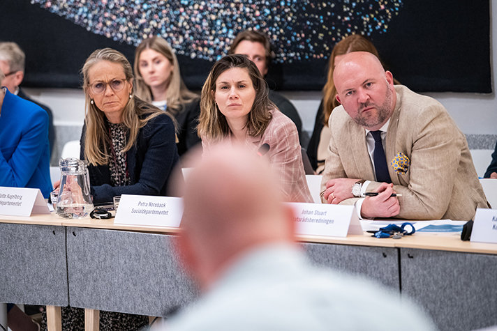 Charlotte Kugelberg, Petra Noreback och Johan Stuart.