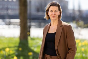 Nina Larsson, jämställdhetsminister.