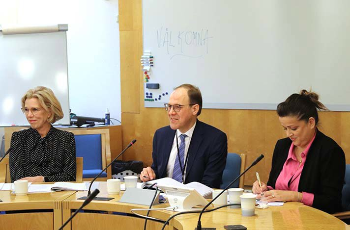 Martin Andreasson, statssekreterare åt jämställdhetsminister och biträdande arbetsmarknadsminister Paulina Brandberg.