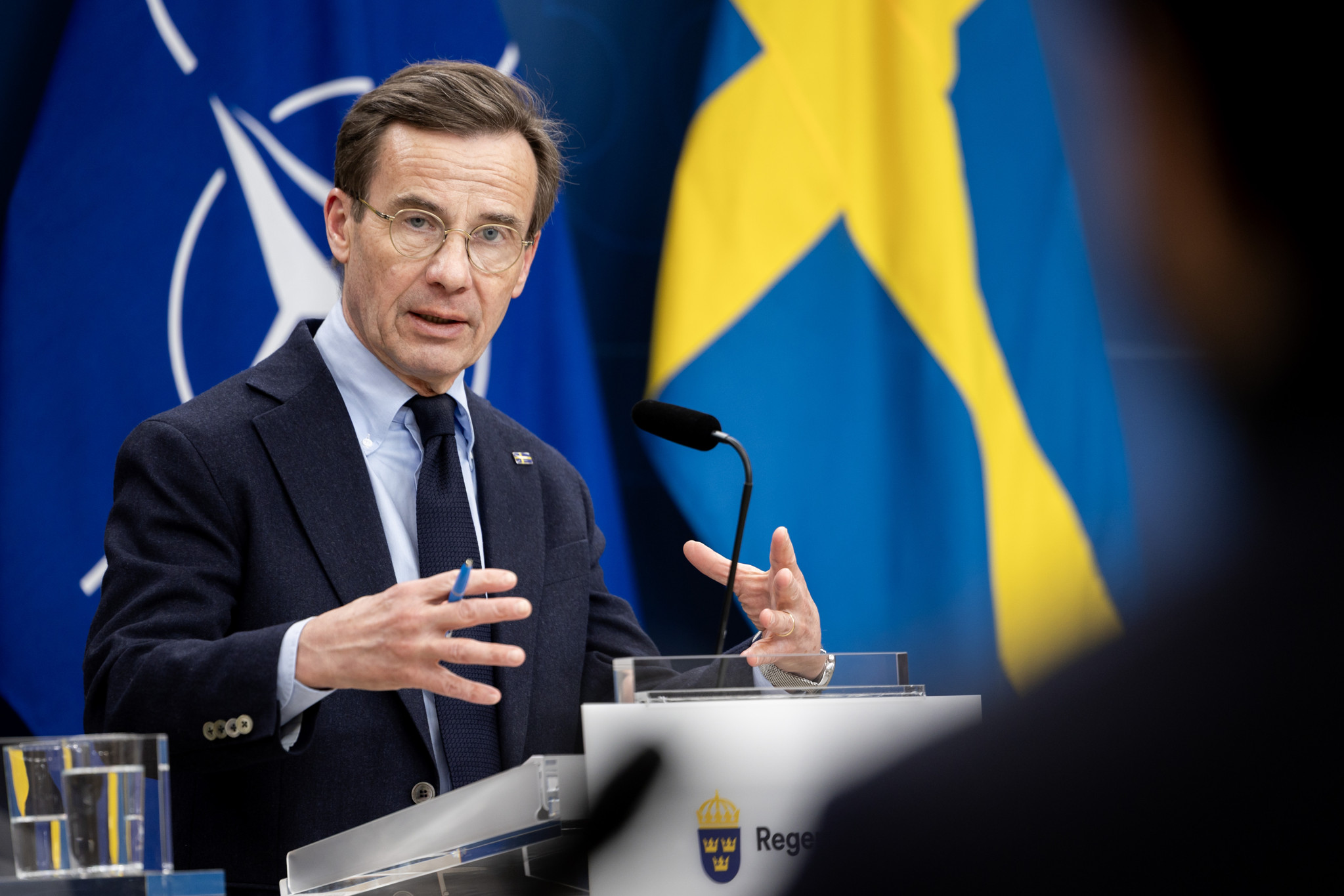 Statsminister Ulf Kristersson.