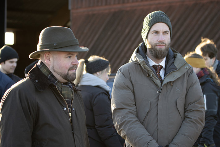 Landsbygdsminister Peter Kullgren och minister för civilt försvar Carl-Oskar Bohlin.