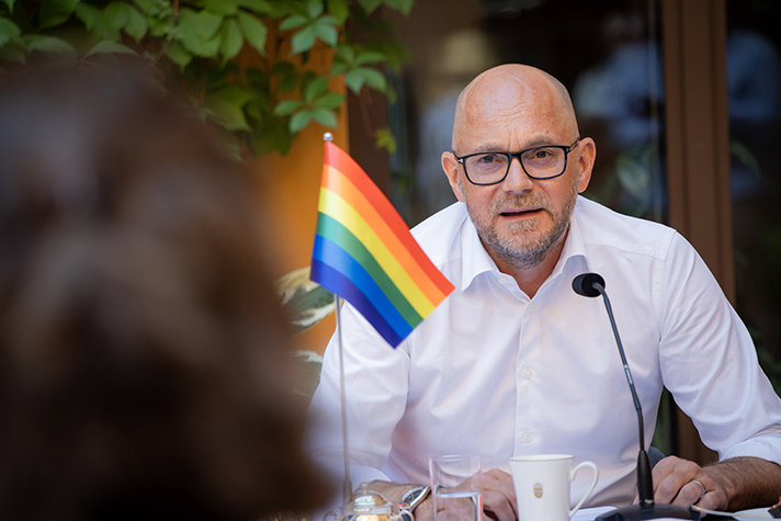 Arbetsmarknadsminister Johan Britz.