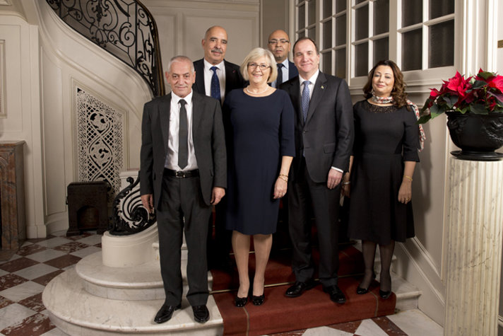 Statsminister Stefan Löfven träffade pristagarna av Nobels fredspris i Stockholm