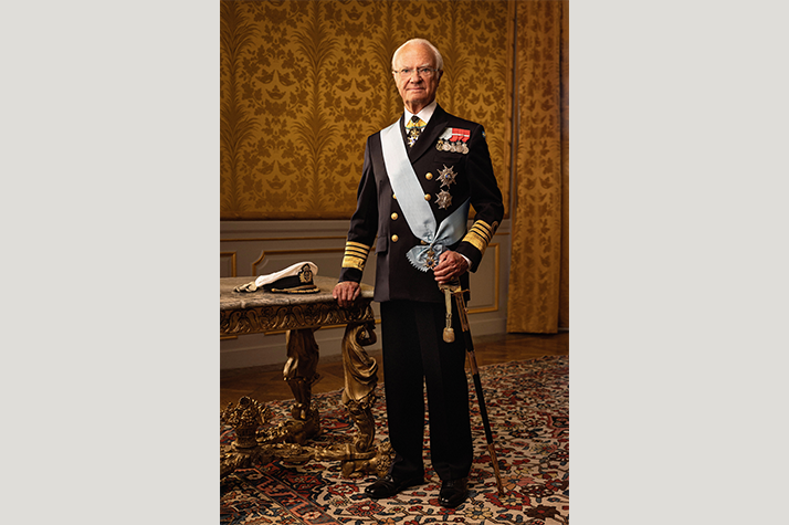 Porträttbild av H.M. Konungen. 2026.