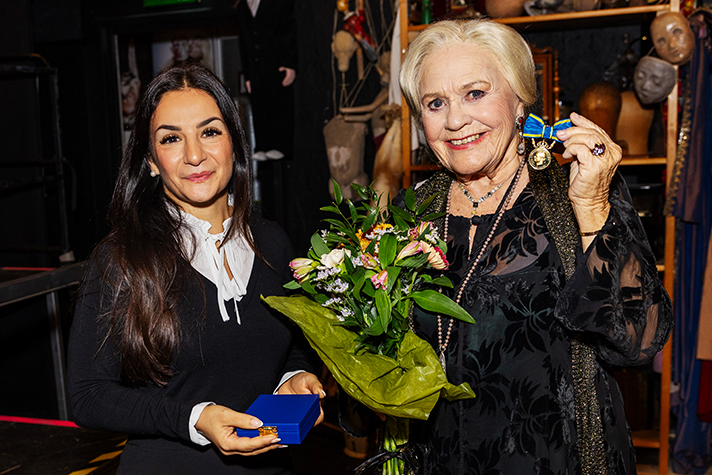 Parisa Liljestrand och Christina Schollin.