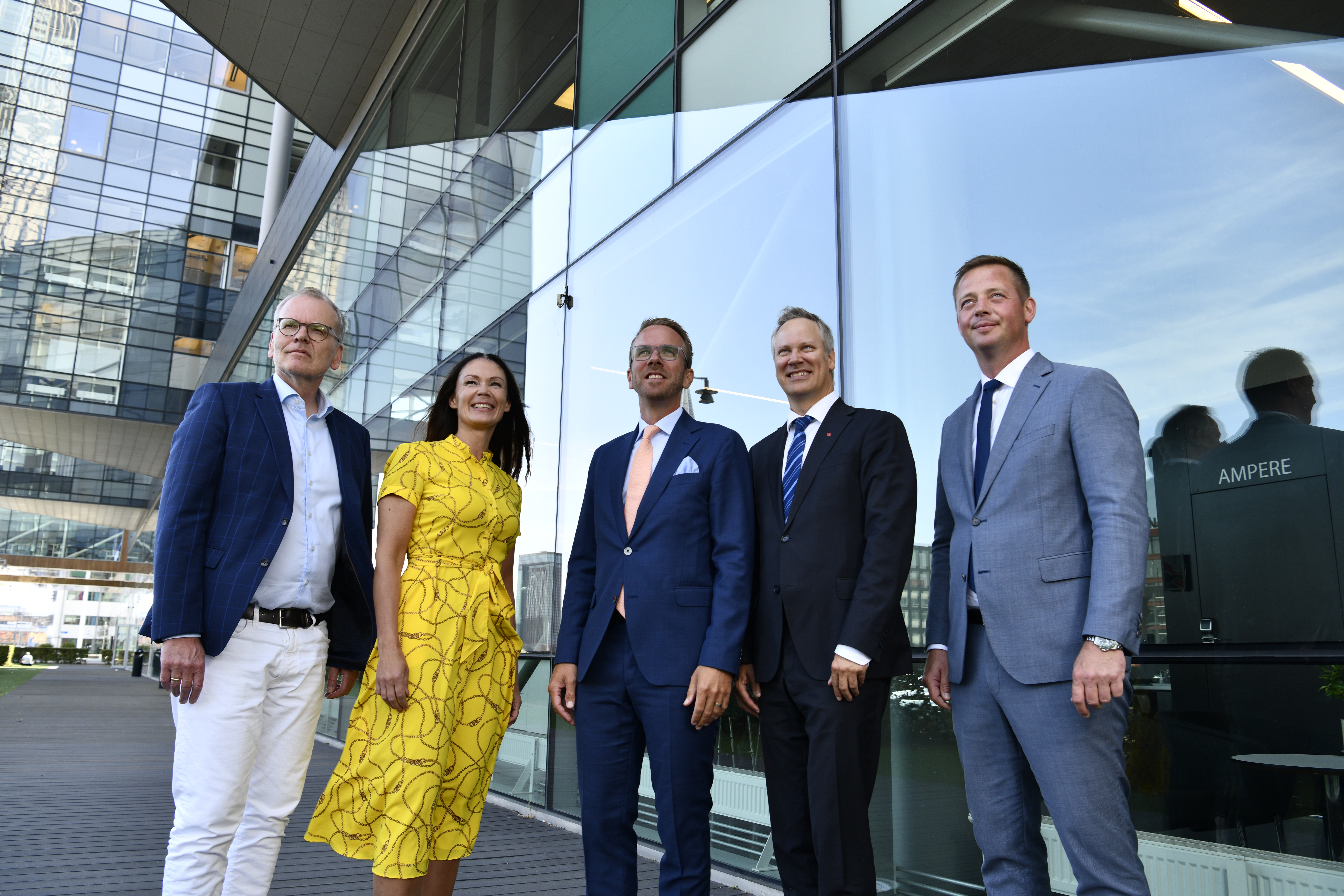 Deltagare vid mötet med nordiska transportministrar.