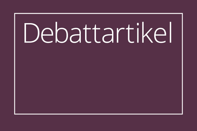 Debattartikel Debattartikel