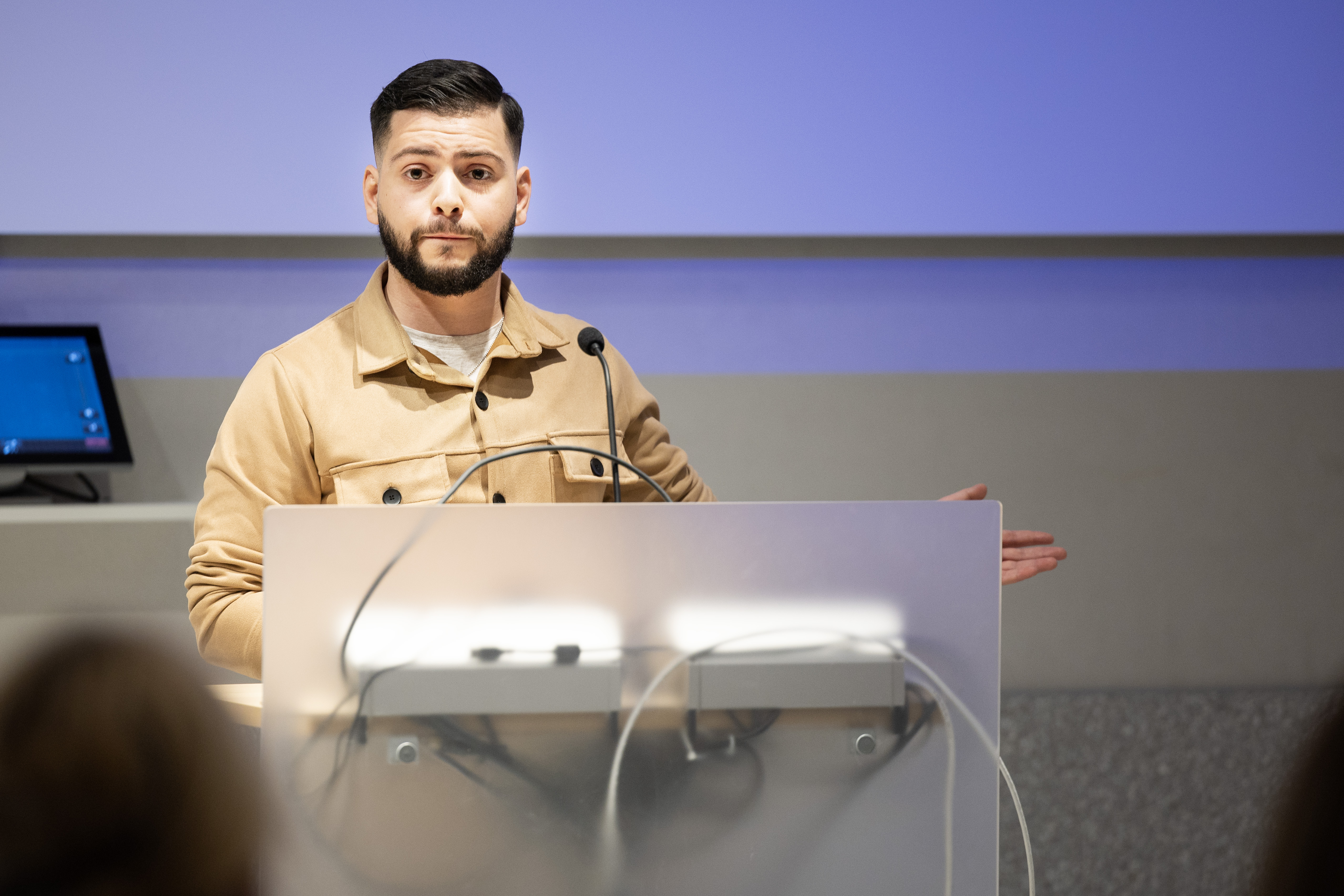 Porträtt av Tarek Arnaout.