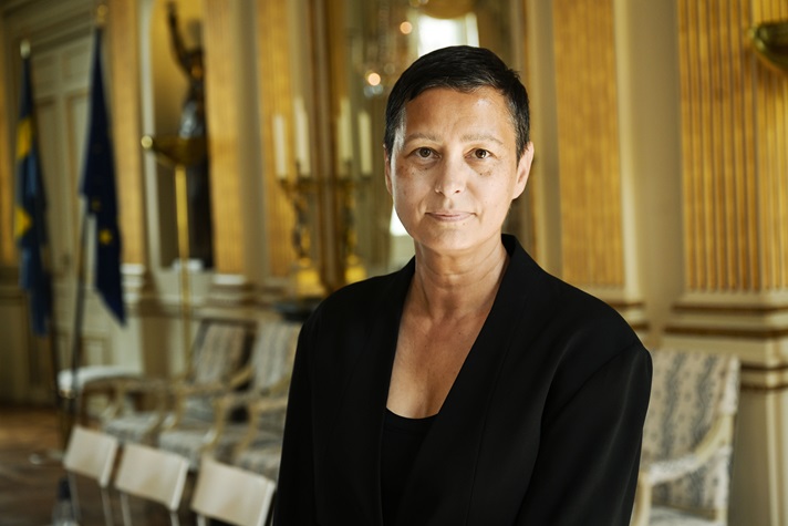 Maria Veerasamy som är VD på Svenskt Tenn.